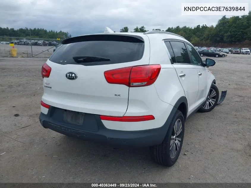 KNDPCCAC3E7639844 2014 Kia Sportage Ex