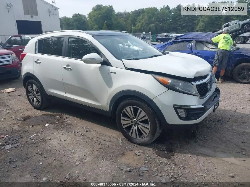 KNDPCCAC3E7612059 2014 Kia Sportage Ex