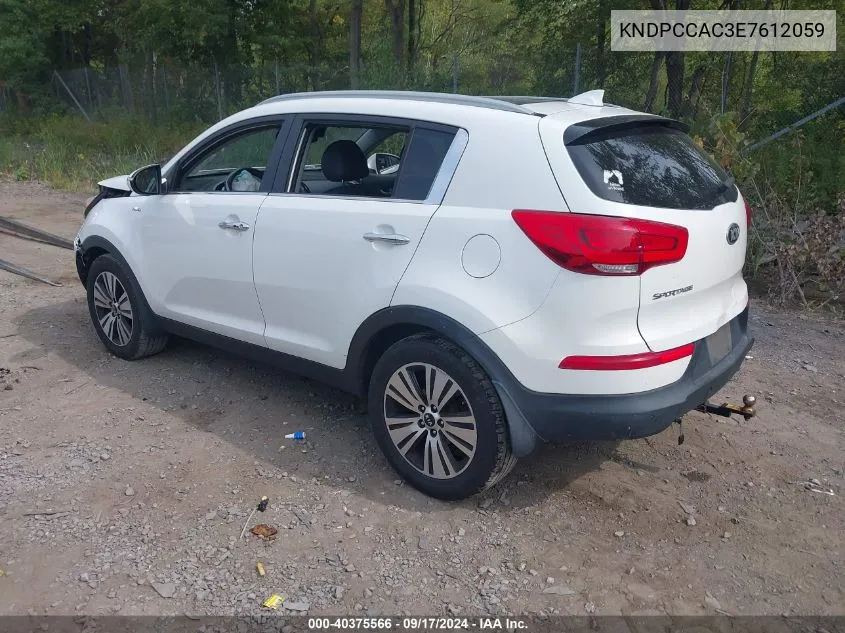 KNDPCCAC3E7612059 2014 Kia Sportage Ex