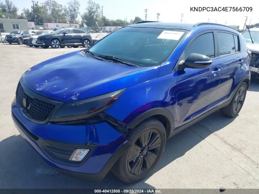 2014 Kia Sportage Ex VIN: KNDPC3AC4E7566709 Lot: 40412805