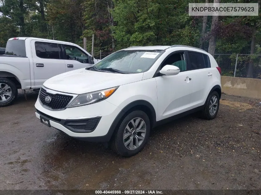 2014 Kia Sportage Lx VIN: KNDPB3AC0E7579623 Lot: 40445988