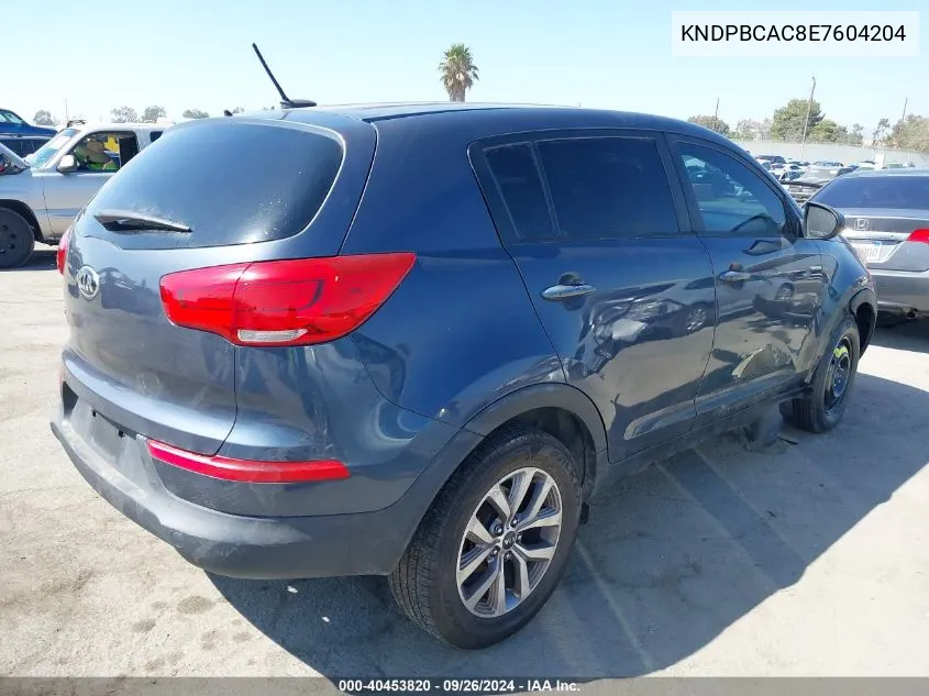 KNDPBCAC8E7604204 2014 Kia Sportage Lx