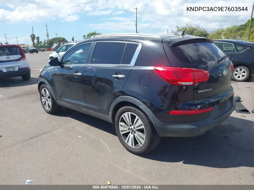 2014 Kia Sportage Ex VIN: KNDPC3AC9E7603544 Lot: 40475845