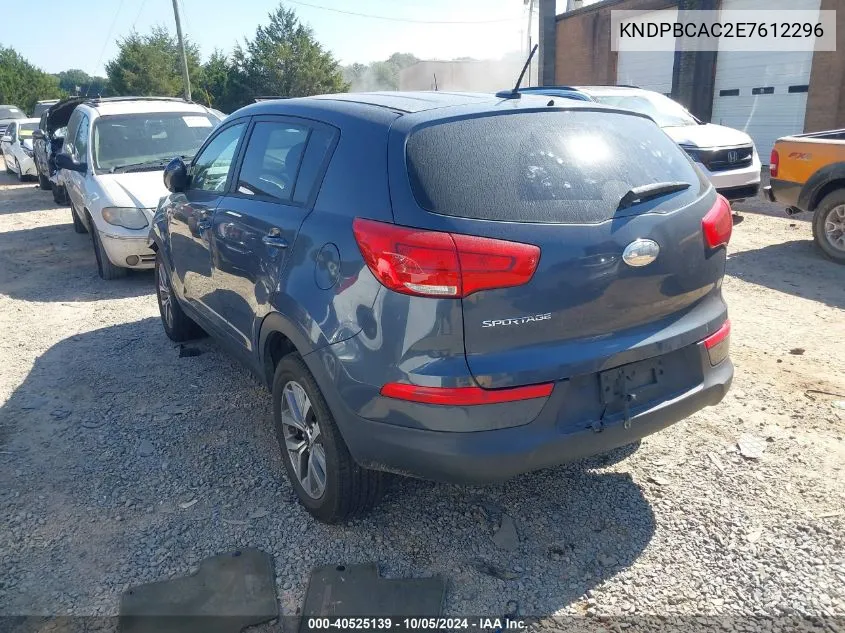 KNDPBCAC2E7612296 2014 Kia Sportage Lx