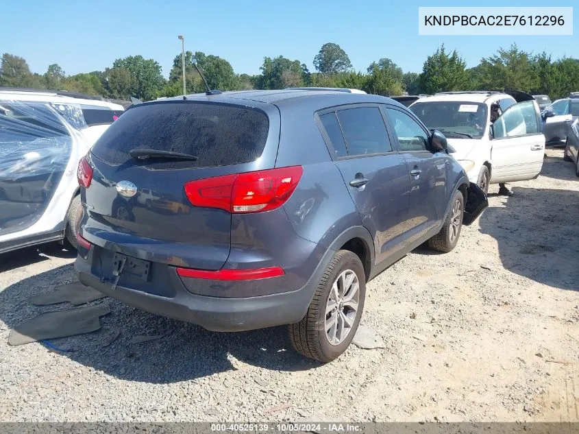 2014 Kia Sportage Lx VIN: KNDPBCAC2E7612296 Lot: 40525139