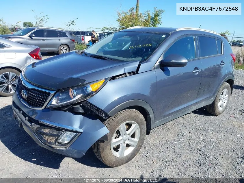 KNDPB3AC4F7672548 2015 Kia Sportage