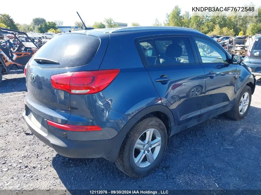 KNDPB3AC4F7672548 2015 Kia Sportage