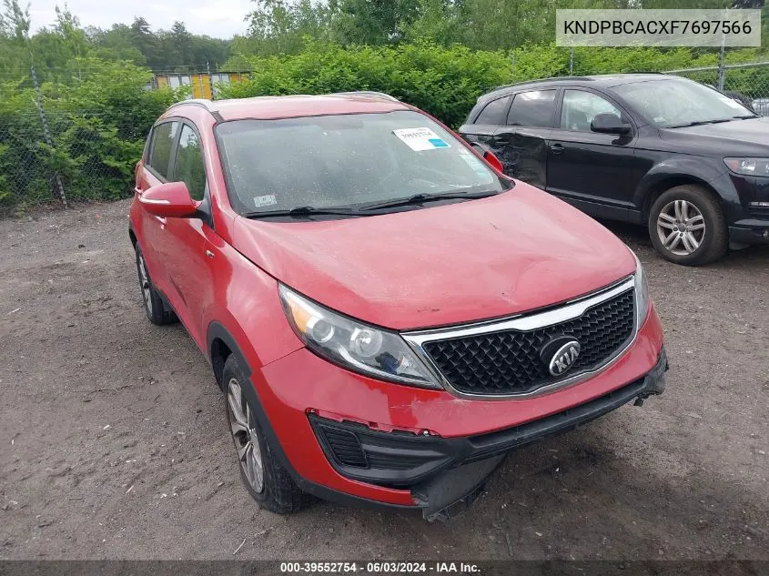 KNDPBCACXF7697566 2015 Kia Sportage Lx