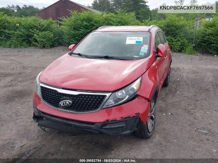 KNDPBCACXF7697566 2015 Kia Sportage Lx