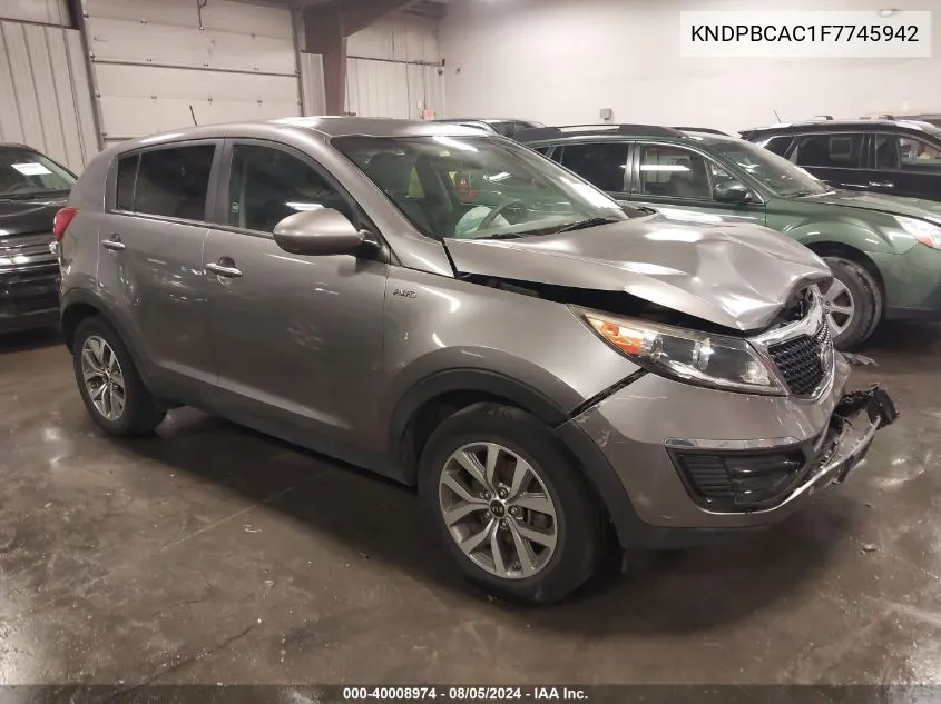 KNDPBCAC1F7745942 2015 Kia Sportage Lx