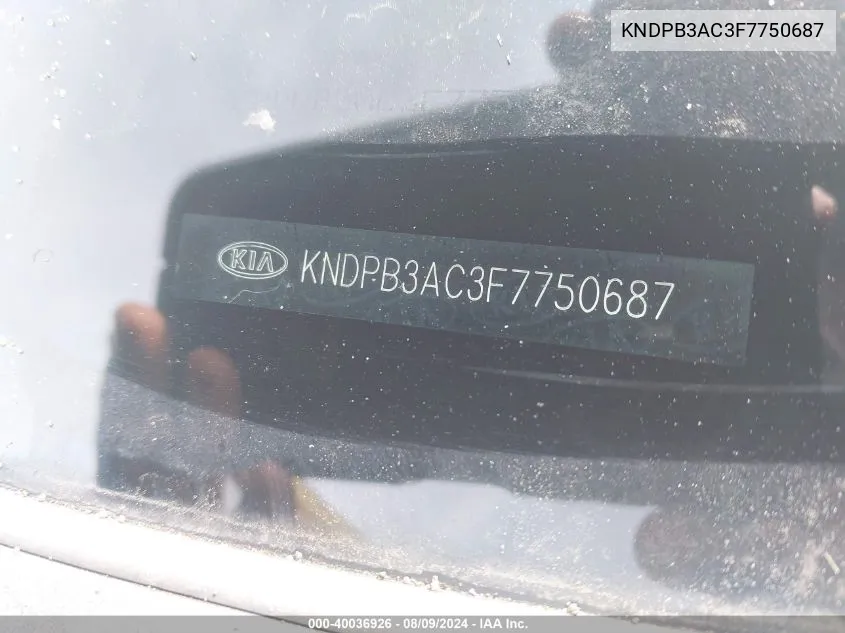 KNDPB3AC3F7750687 2015 Kia Sportage Lx