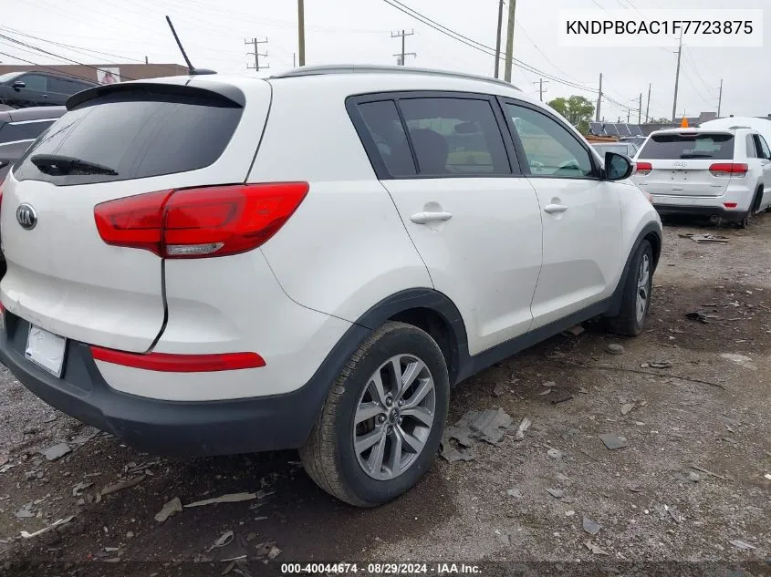 KNDPBCAC1F7723875 2015 Kia Sportage Lx