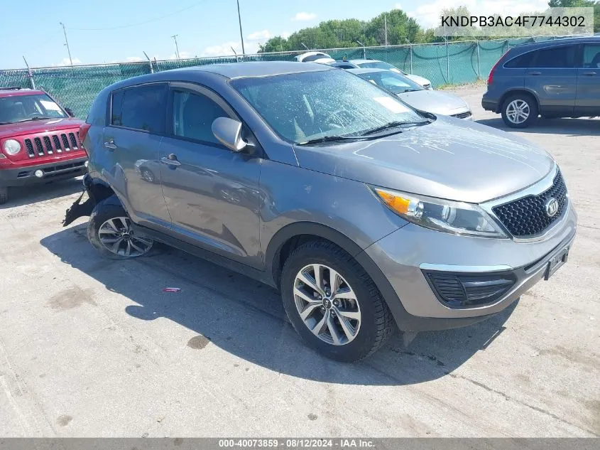 KNDPB3AC4F7744302 2015 Kia Sportage Lx