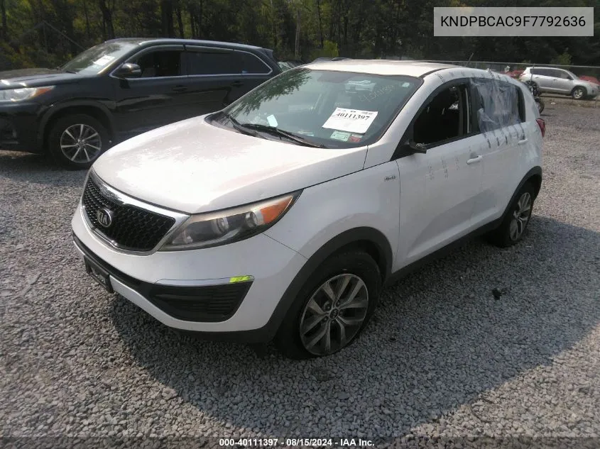 KNDPBCAC9F7792636 2015 Kia Sportage Lx