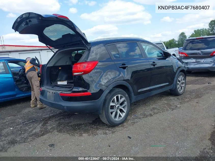 KNDPB3AC4F7680407 2015 Kia Sportage Lx