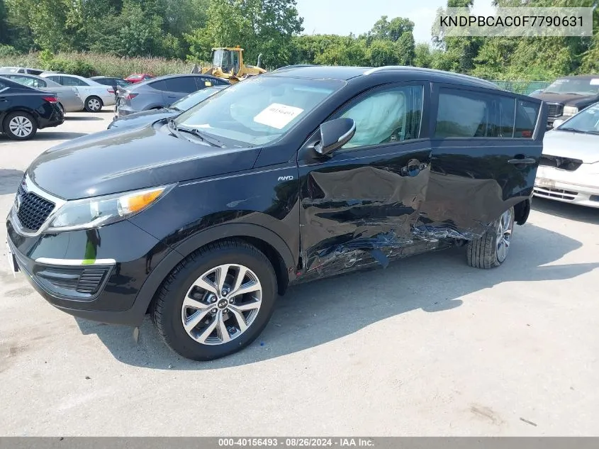 KNDPBCAC0F7790631 2015 Kia Sportage Lx