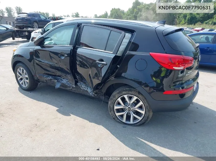 KNDPBCAC0F7790631 2015 Kia Sportage Lx