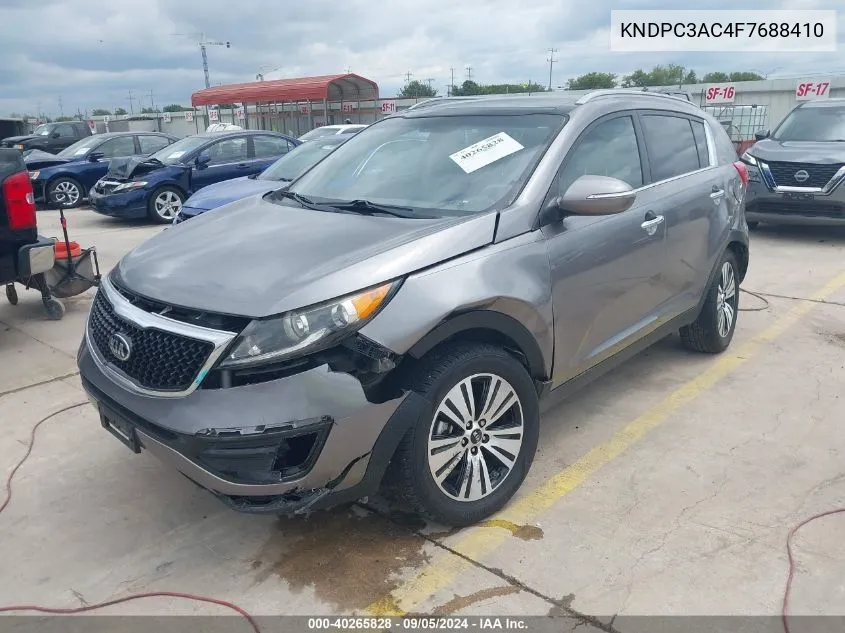 2015 Kia Sportage Ex VIN: KNDPC3AC4F7688410 Lot: 40265828