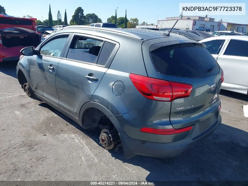 KNDPB3AC9F7723378 2015 Kia Sportage Lx