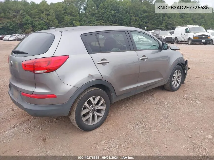 KNDPB3AC2F7725635 2015 Kia Sportage Lx