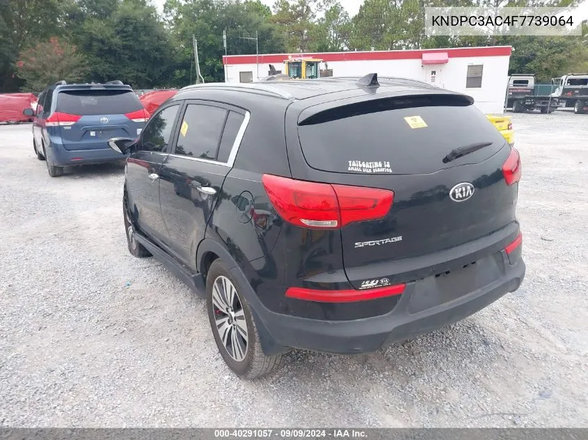 2015 Kia Sportage Ex VIN: KNDPC3AC4F7739064 Lot: 40291057