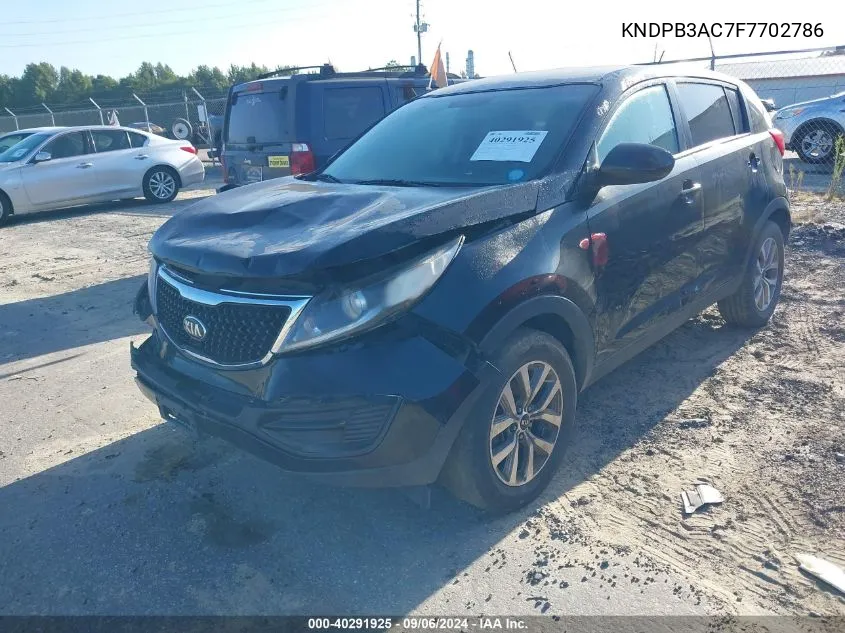 KNDPB3AC7F7702786 2015 Kia Sportage Lx