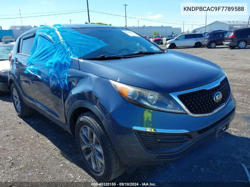 2015 Kia Sportage Lx VIN: KNDPBCAC9F7789588 Lot: 40320155