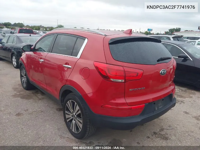 2015 Kia Sportage Ex VIN: KNDPC3AC2F7741976 Lot: 40321833