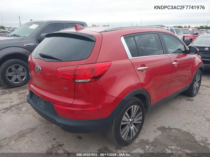 2015 Kia Sportage Ex VIN: KNDPC3AC2F7741976 Lot: 40321833