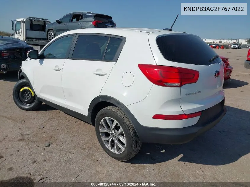 KNDPB3AC2F7677022 2015 Kia Sportage Lx