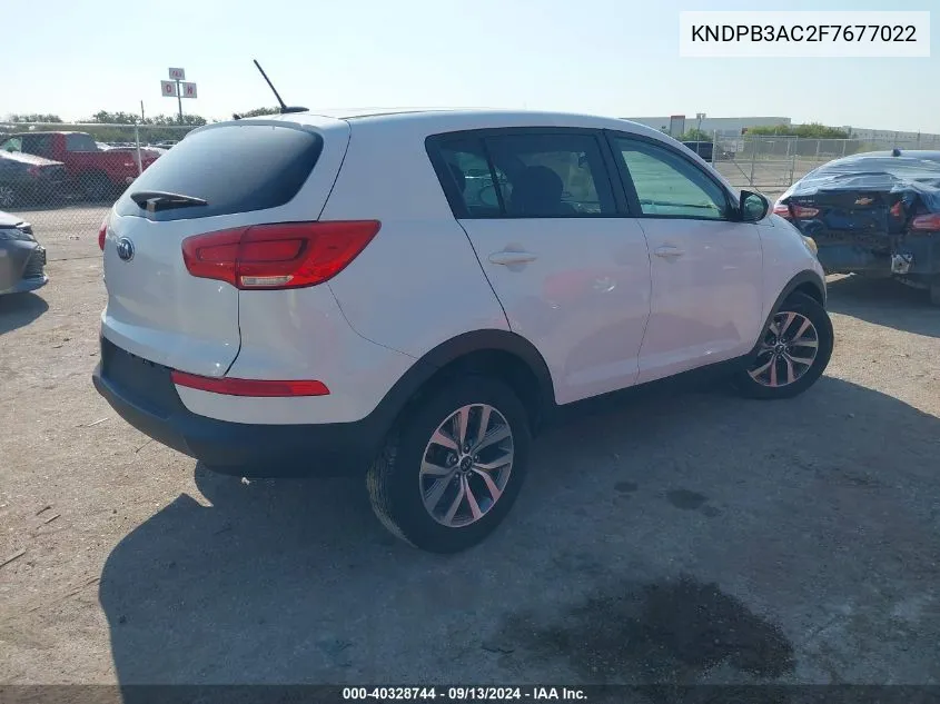 KNDPB3AC2F7677022 2015 Kia Sportage Lx