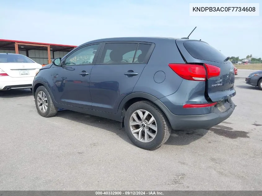 KNDPB3AC0F7734608 2015 Kia Sportage Lx