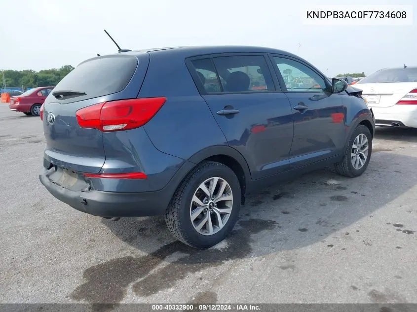 KNDPB3AC0F7734608 2015 Kia Sportage Lx