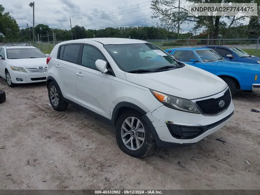 KNDPB3AC2F7744475 2015 Kia Sportage Lx