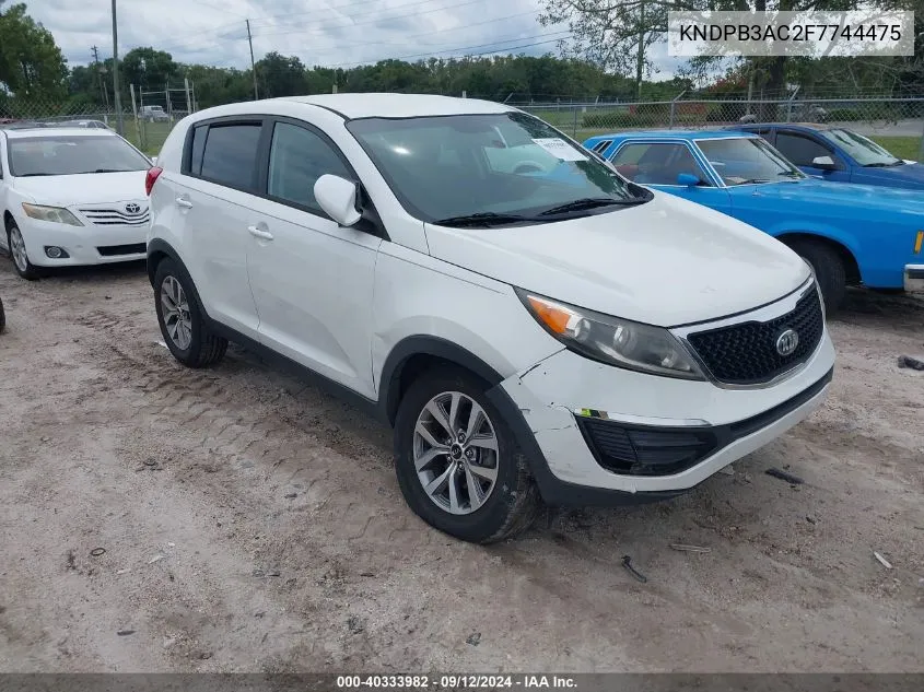 KNDPB3AC2F7744475 2015 Kia Sportage Lx