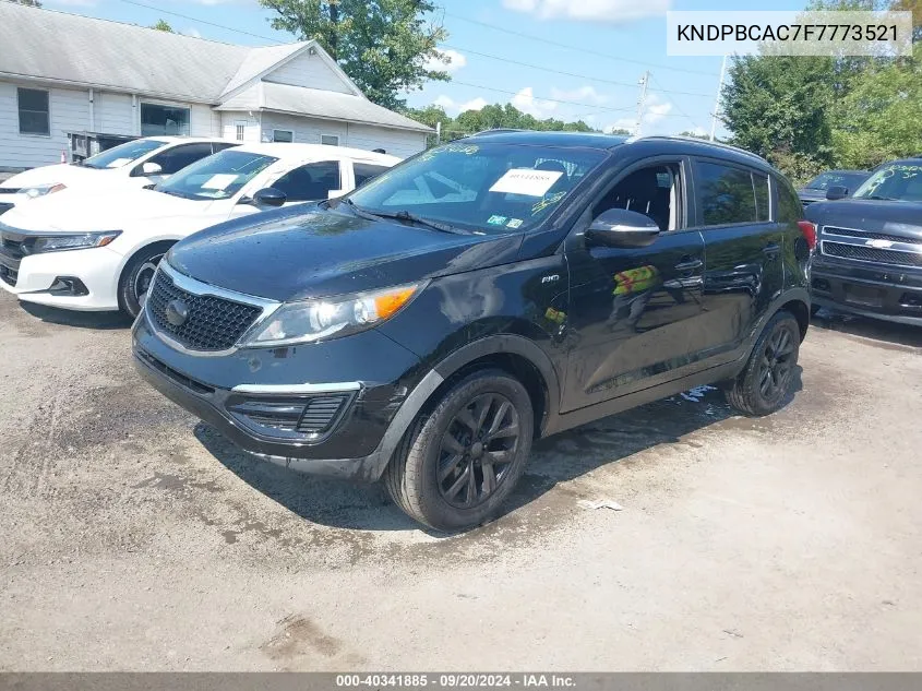 KNDPBCAC7F7773521 2015 Kia Sportage Lx