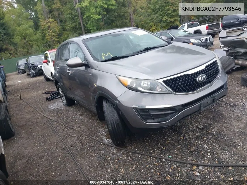 KNDPBCAC2F7793546 2015 Kia Sportage Lx