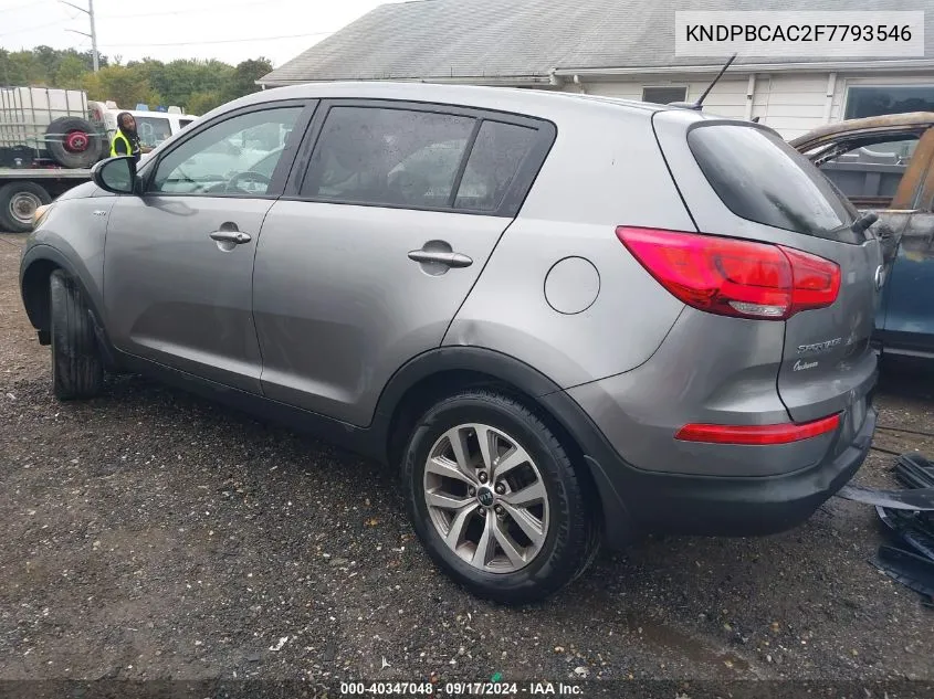 KNDPBCAC2F7793546 2015 Kia Sportage Lx