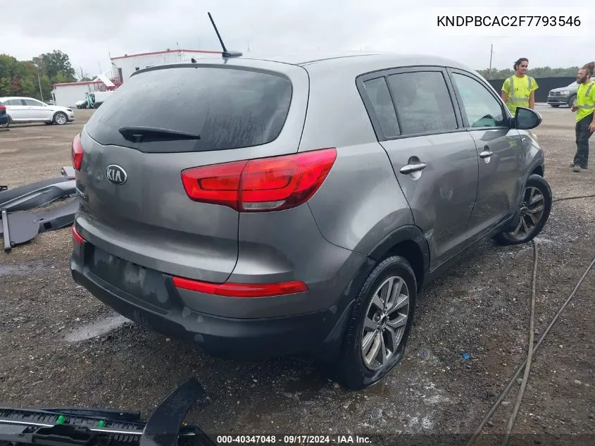 KNDPBCAC2F7793546 2015 Kia Sportage Lx