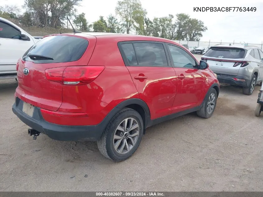 KNDPB3AC8F7763449 2015 Kia Sportage Lx