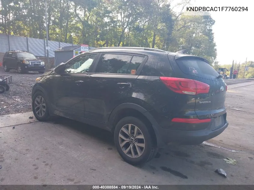 KNDPBCAC1F7760294 2015 Kia Sportage Lx