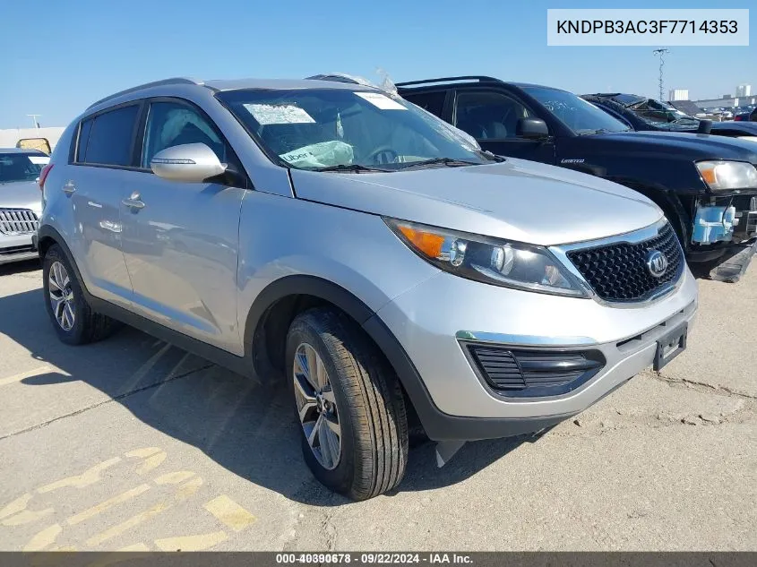 KNDPB3AC3F7714353 2015 Kia Sportage Lx