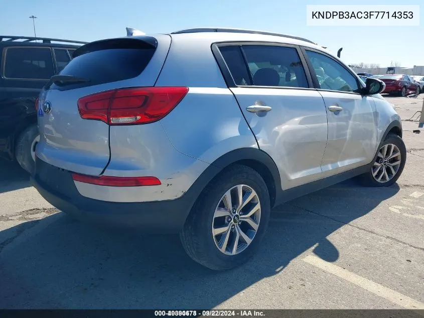 KNDPB3AC3F7714353 2015 Kia Sportage Lx