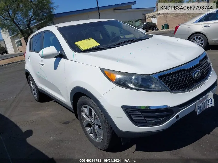 KNDPB3AC6F7793744 2015 Kia Sportage Lx