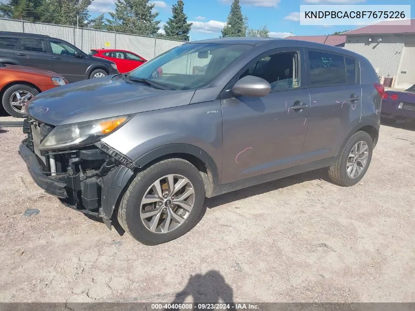 KNDPBCAC8F7675226 2015 Kia Sportage Lx