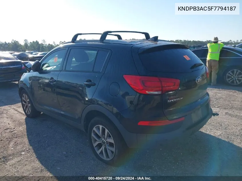 KNDPB3AC5F7794187 2015 Kia Sportage Lx