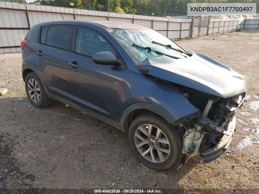 KNDPB3AC1F7700497 2015 Kia Sportage Lx