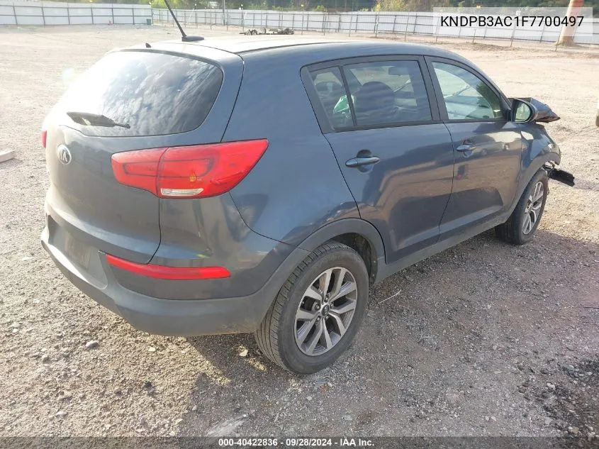 KNDPB3AC1F7700497 2015 Kia Sportage Lx