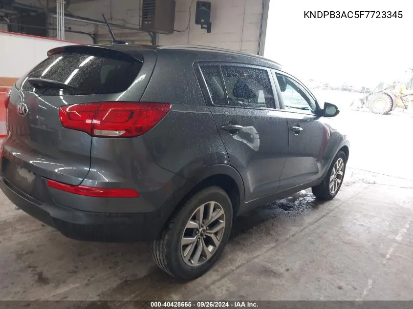 KNDPB3AC5F7723345 2015 Kia Sportage Lx