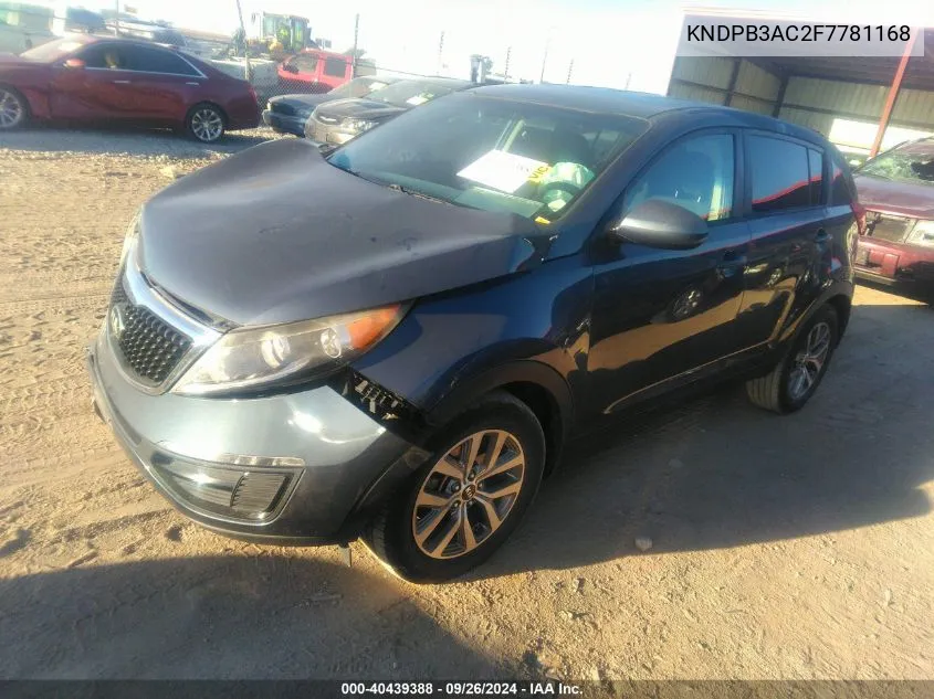 KNDPB3AC2F7781168 2015 Kia Sportage Lx